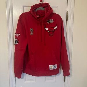 Mitchell & Ness Red Chicago Bulls Hoodie